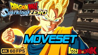 Gohan Future Moveset DRAGON BALL Sparking ZERO  4K 60FPS [upl. by Lesh471]