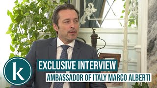 Exclusive interview with Ambassador of Italy in Kazakhstan Marco Alberti [upl. by Aland]