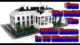 Build the WHITE HOUSE in Just 30 Minutes with Lego Architecture [upl. by Hilda]