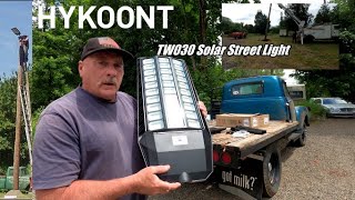 Hykoont Solar Street Light Review [upl. by Eilra]