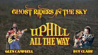 Roy Clark amp Glen Campbell  quotGhost Riders In The Skyquot  in the quotUphill All The Wayquot studio in 1985 [upl. by Coben]