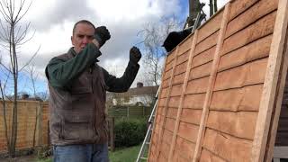 How to slot in a fence panel Big Al’s Pro Tips [upl. by Aimehs65]