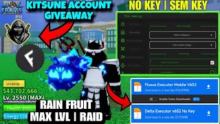 Best Script Blox Fruit Mobile FRUIT RAIN  AUTO FARM amp KITSUNE GIVEAWAY  Arceus X Fluxus Delta [upl. by Hurley319]