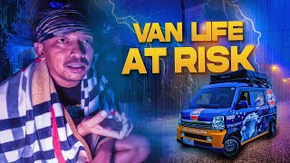 IS IT TOO RISKY  Van Life Cancelled by Typhoon Kristine [upl. by Leyes]