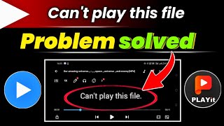 How to fix mx player cant play this file  mx player cant play this file problem 2024 [upl. by Ohcamac]