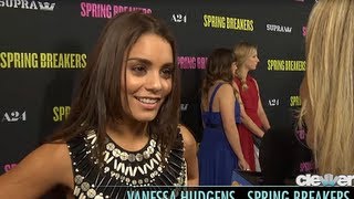 Vanessa Hudgens Spring Breakers Premiere Interview [upl. by Darees]