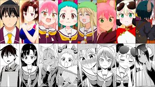 Comparación anime y manga Murenase Seton Gakuen Completo [upl. by Ahsias41]