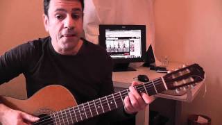 Beyonce  love on top Dror Zamir guitar tutorial [upl. by Inoy]