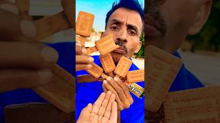 yummy 😋 Parle G biscuit 🍪 aur Barone chocolate 🍫patanjlicreambiscuit5050shortviralshortfeed [upl. by Cailean]