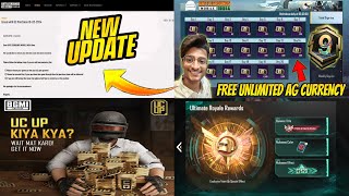 😍FREE 20000 AG CURRENCY IN BGMI amp PUBG MOBILE  UNLIMITED FREE AG CURRENCY ParasOfficialYT [upl. by Mackie]