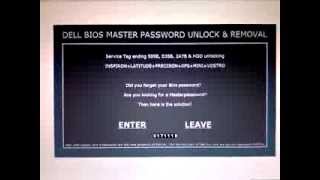 DELL BIOS PASSWORD REMOVAL 1D3B E6220 E6230 E6320 E6330 E6420 E6430 E6520 E6530 E3330 [upl. by Cariotta]