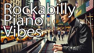 Rockabilly Piano BGM Vibes – A Playlist of Classic Tunes [upl. by Adiraf583]