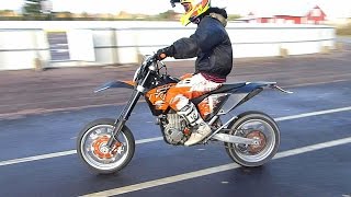 KTM 450 Exc Acceleration 070 Kmh [upl. by Rillis]