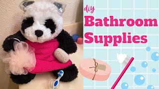 How to Make Bathroom Supplies for Stuffed Animals [upl. by Ro524]