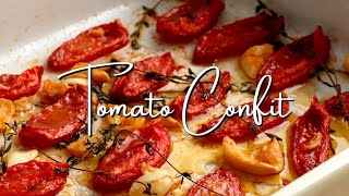 How to Preserve Tomatoes in Olive Oil  Make TOMATO CONFIT [upl. by Kress]