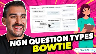 Next Gen NCLEX NGN Question Types PART 6  Bowtie Questions amp Rationales [upl. by Koa167]