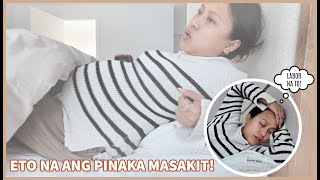 TINULUNGAN NA AKO NG MIDWIFE PARA MAG LABOR NA ETO ANG PINAKA MASAKIT SO FAR ❤️  rhazevlogs [upl. by Aihsenad687]