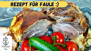 Saftiger Kräuter Salzbraten aus dem Ofen Einfacher gehts nicht [upl. by Hamford470]