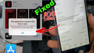 How To Solve This application requires iOS 140 or later  iphone 6 iphone 6 iphone 5 amp 5s 2022 [upl. by Elamaj]