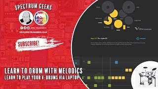 Trying Out Melodics to aid learning Drumming  Using Roland VDrums [upl. by Asille147]