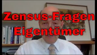 Zensus 2022  die Fragen für die Eigentümer [upl. by Vigor]