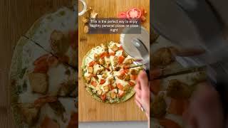 VIRAL Ranch Chicken LowCarb Tortilla Pizza Quick Air Fryer [upl. by Adirahs238]