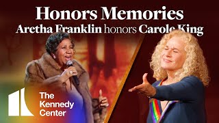 Aretha Franklin honors Carole King  Kennedy Center Honors 2015 [upl. by Ostap656]