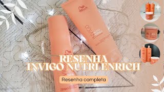 TUDO SOBRE WELLA NUTRI ENRICH [upl. by Alaecim]