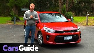 Kia Rio 2017 review  first drive video [upl. by Nrehtac]