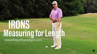 CLUBFITTING  Are Your Irons the Correct Length  The Golf Paradigm [upl. by Aicenet]