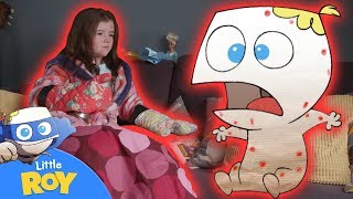 Little Roy  Chicken Pox  Cartoons for Kids [upl. by Lotti]