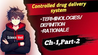 Controlled drug delivery system Terminologies and Rationale  Unit1 B pharma 7th semester [upl. by Haliak800]