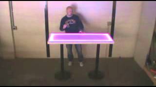 60x24 Acrylic LED Lighted Tables and Table Bases [upl. by Ardua]