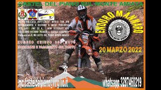 MOTOCAVALCATA ENDURO MANNARO 2022 2° ANELLO [upl. by Elleuqram544]