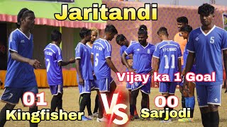 Mako fc  Kingfisher 🆚 Sarjomdi football match at jaritandi 2023  highlights match [upl. by Lledrev]