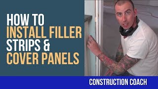 Cabinets 101 How to install Filler Strips amp Cover Panels  DIY [upl. by Adar935]