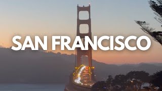 San Francisco en 4K Parte 1 Cable Cars Lombard Street Palace of Fine Arts y las Painted Ladies [upl. by Heida]