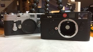 Leica M3 vs M6 comparison amp buying guide english [upl. by Suoirred]