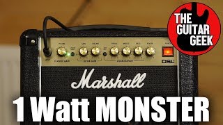 Marshall DSL1 Combo Amp Review  Mini and Mighty or Tiny and Terrible [upl. by Nerrual]