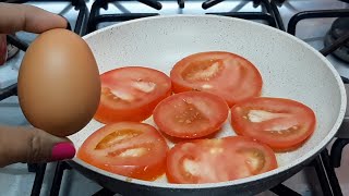 ¿Tienes tomates y huevos Haz esta sencilla receta que es deliciosa y económica [upl. by Nohshan]