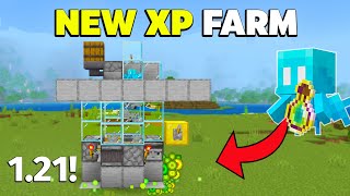 NEW Allay XP Farm in Minecraft Bedrock 121 easy [upl. by Baerl916]