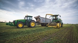 Wiślane sianokosy w Delta Agro  NOWY NABYTEK  JD 8200i  JD 8320R  JD 8310 [upl. by Demetris72]