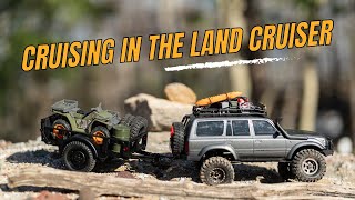 Toyota Land Cruiser LC80 118 Scale RC FMS FCX18 [upl. by Secnirp]