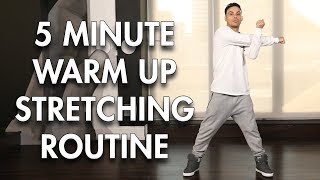 5 minute Warm up  Stretching Routine Dance Tutorial  MihranTV [upl. by Fi]