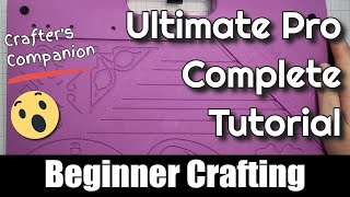 How to use every feature of Crafters Companion Ultimate Pro crafting tool Full tutorial artawry [upl. by Fraser814]