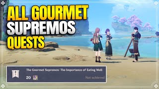 Gourmet Supremos  World Quests and Puzzles 【Genshin Impact】 [upl. by Bowie]