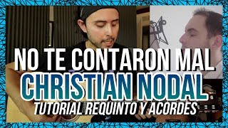 No Te Contaron Mal  Christian Nodal  Tutorial  Guitarra  ft JOSE ESPARZA [upl. by Borszcz]