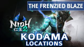 Nioh 2  The Frenzied Blaze All Kodama Locations [upl. by Lenna]