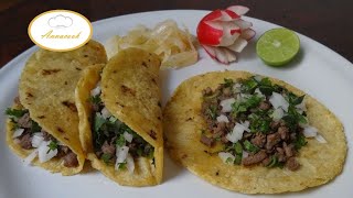 Como hacer tacos de bistec [upl. by Enail]