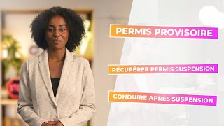 Comment avoir le papier provisoire du permis après suspension [upl. by Gerik]